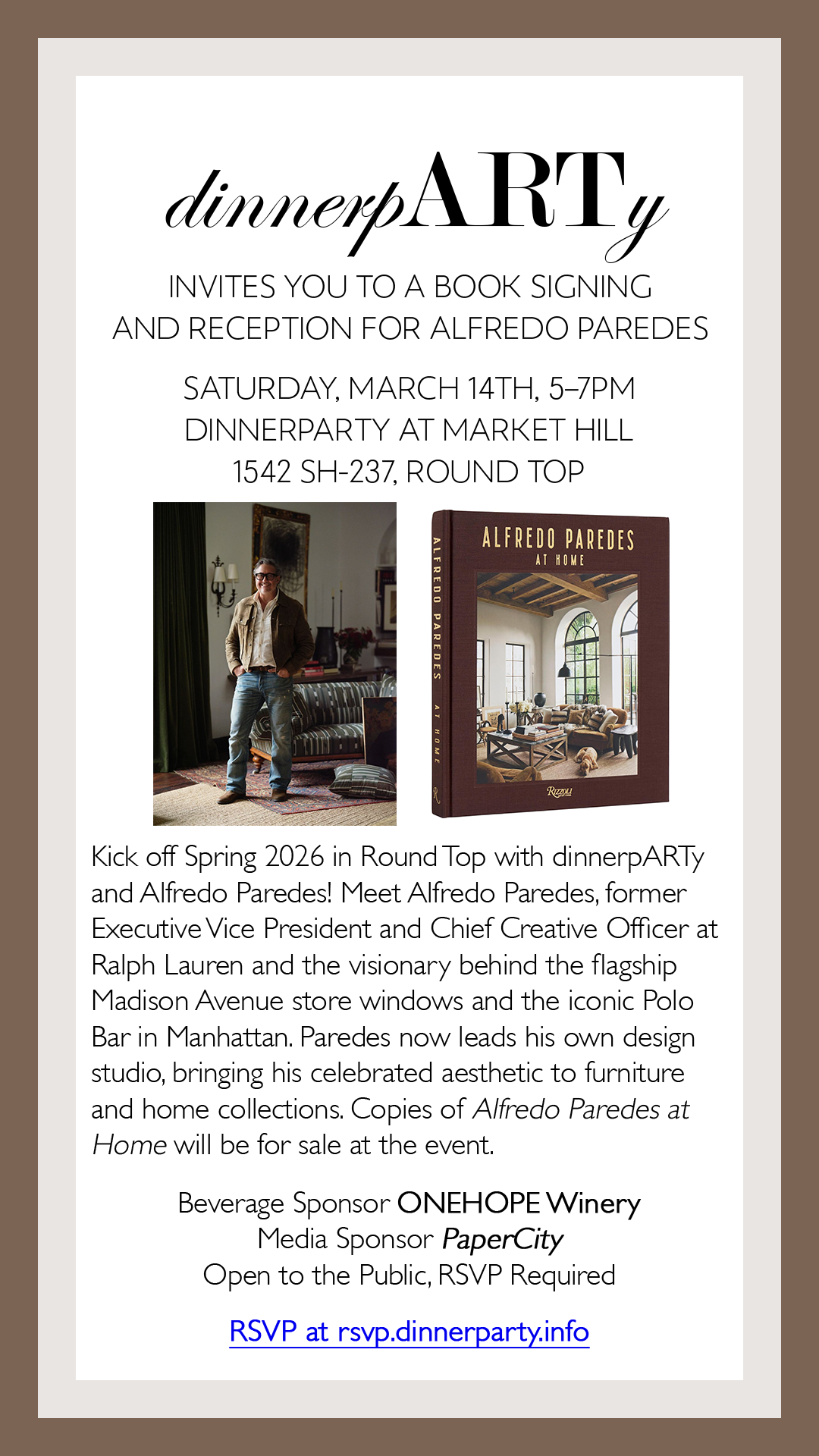 A Book Signing and Reception for Alfredo Paredes