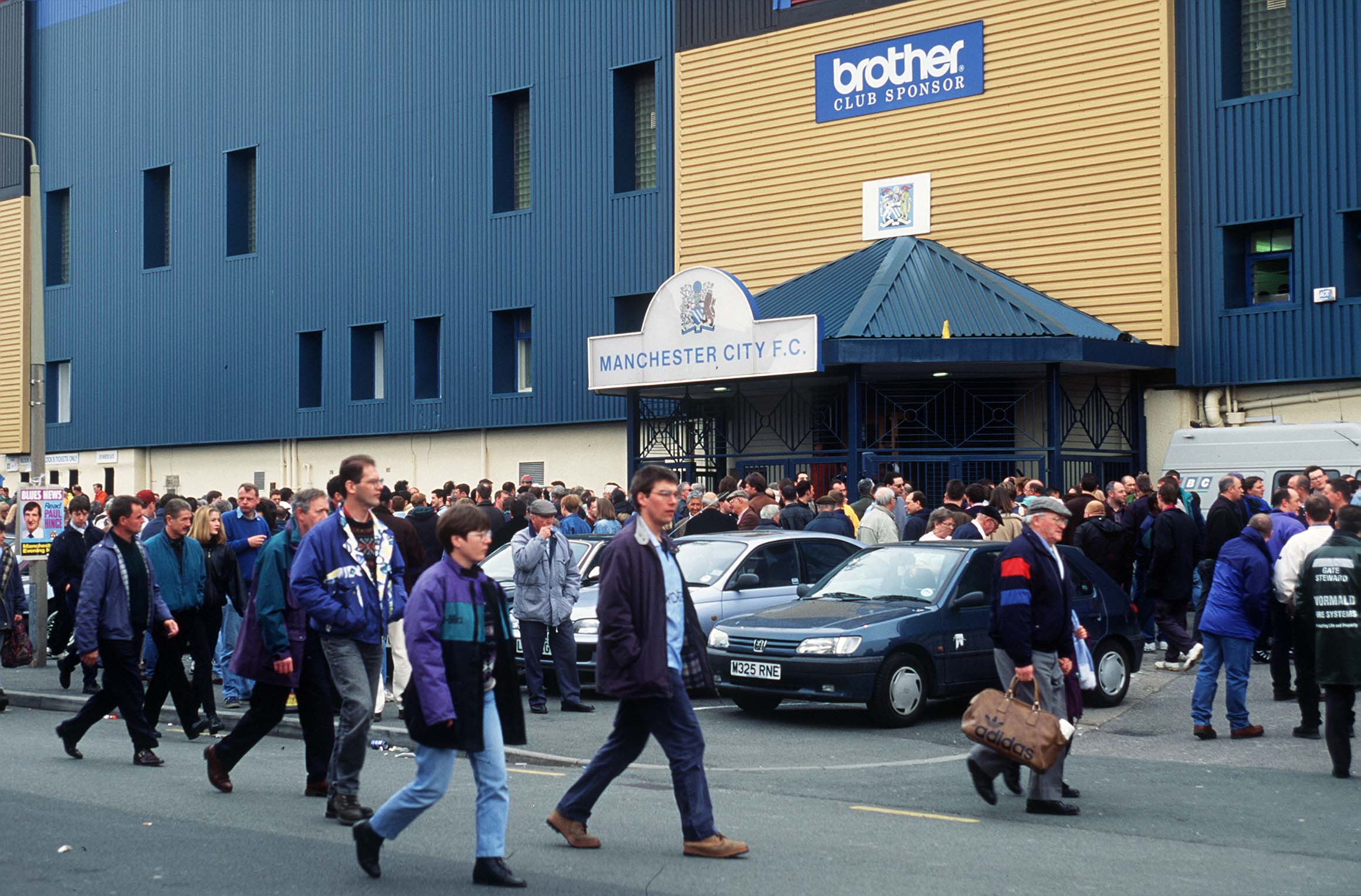 Main entrance to Maine Road stadium. - (Foto: Mark Leech/Getty Images)