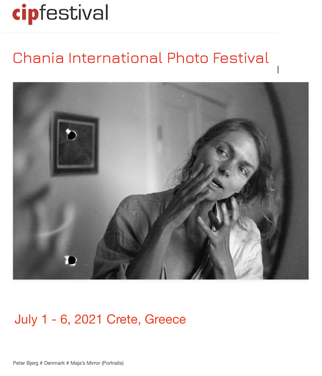 Portræt med i Chania International Photo Festival