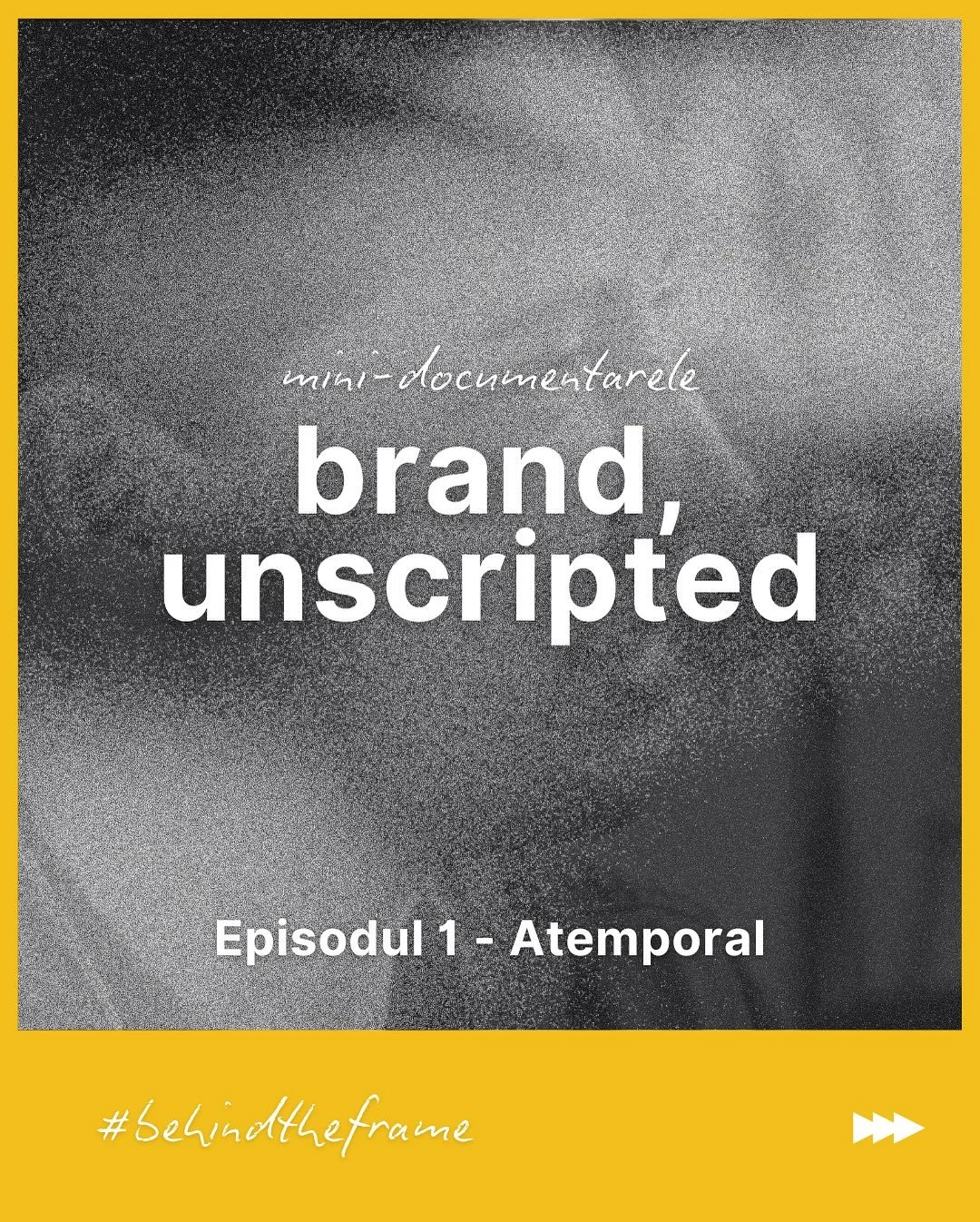 Am simțit, am g&acirc;ndit - și a ieșit seria Brand, Unscripted.
Vă ducem azi &icirc;n culisele primului episod din serie - Atemporal, Unscripted.

Documentarul integral e disponibil pe talohousofstories.com, &icirc;n linkul din bio.

#BrandUnscripte