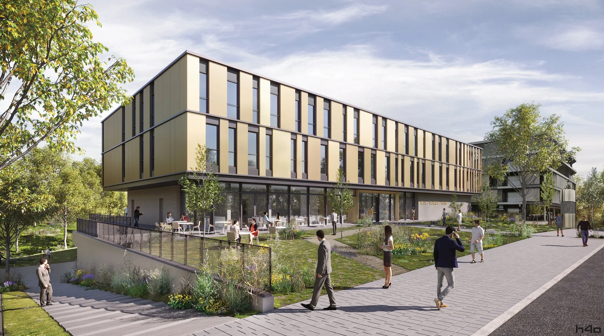 Neubau Zentralgebäude MaxPlanckHaus, Tübingen — PBI Fassadentechnik