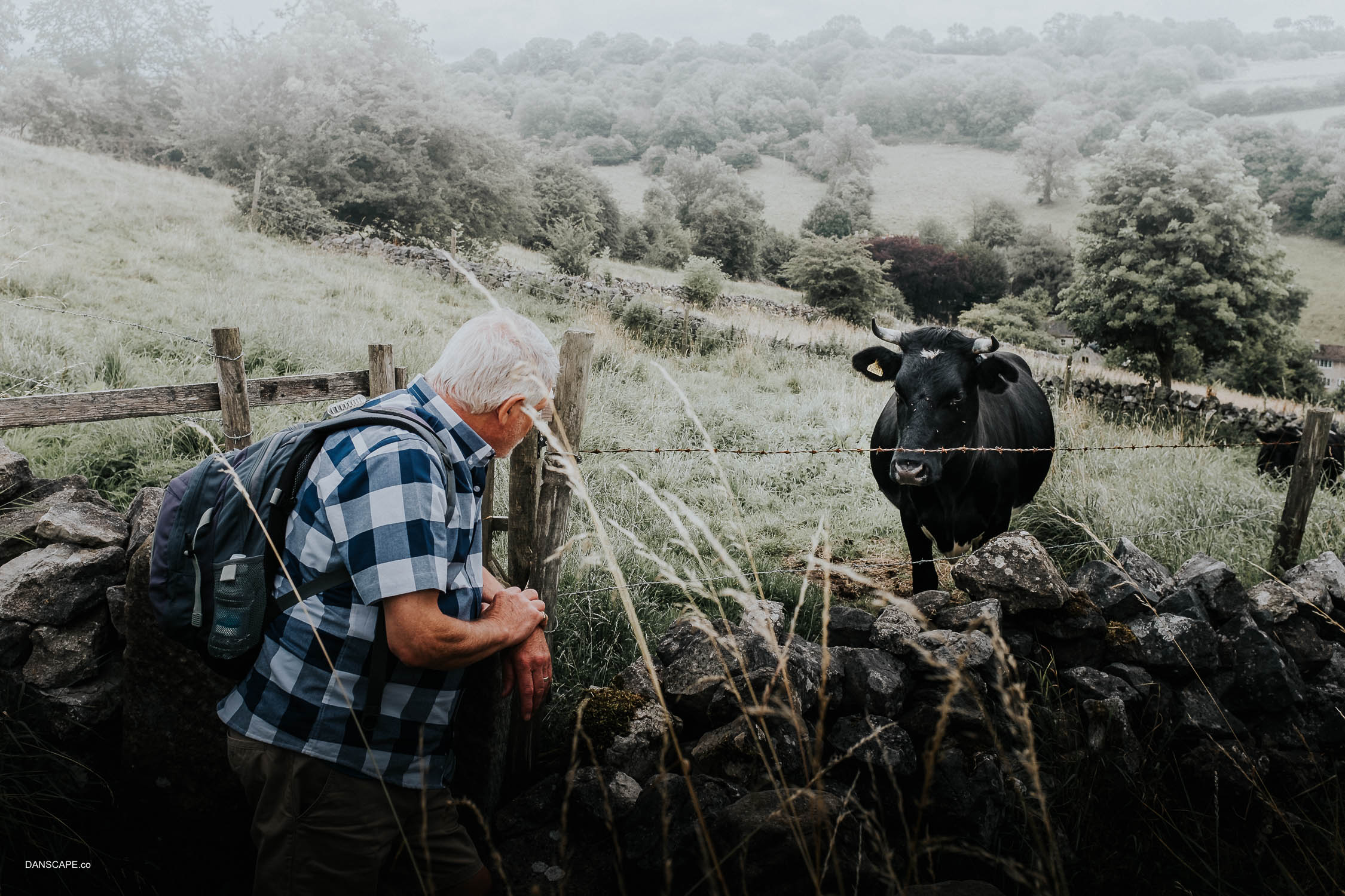 Chatting to the locals