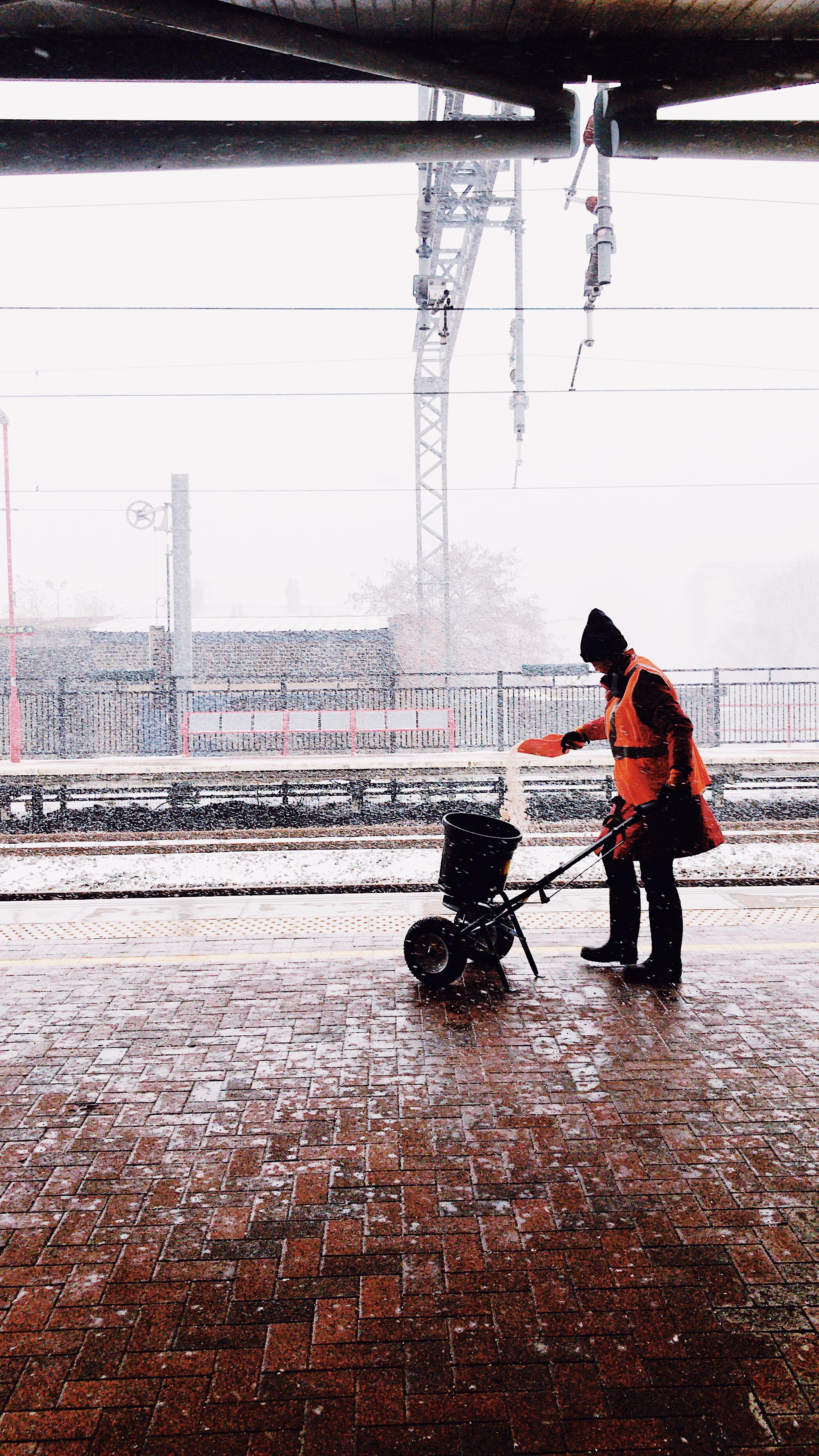 Gritting The Platform