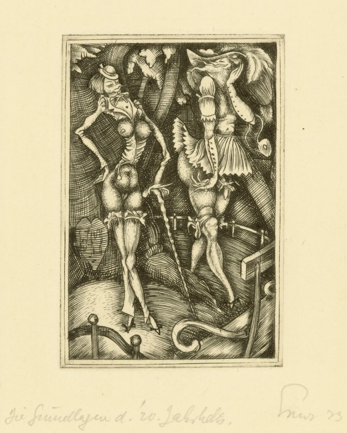  Eddy Smith   10 KUPFERSTICHE  Kupferstich. 1923. Jedes signiert, datiert und betitelt. Auf Velin. 90 x 60 mm 