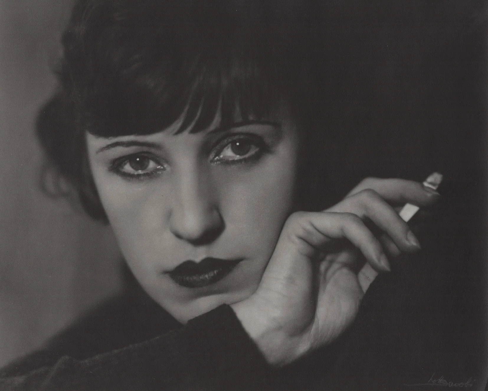   Lotte Jacobi  PORTRAIT LOTTE LENYA Silbergelatineabzug. 1928. 