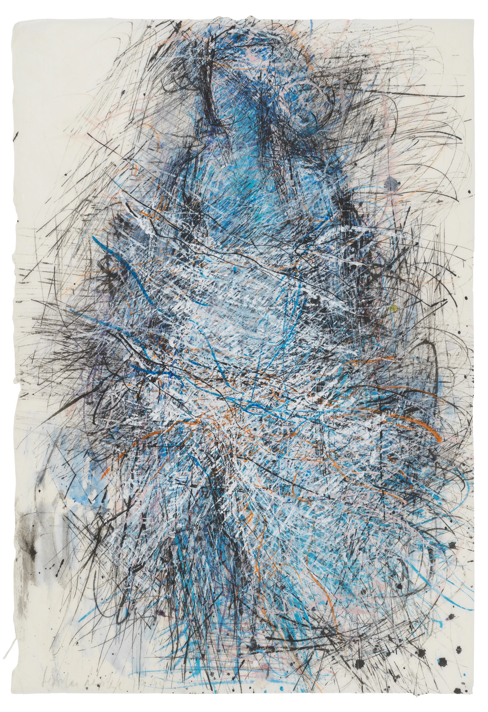   Gerda Lepke  OHNE TITEL Gouache. 1995. 