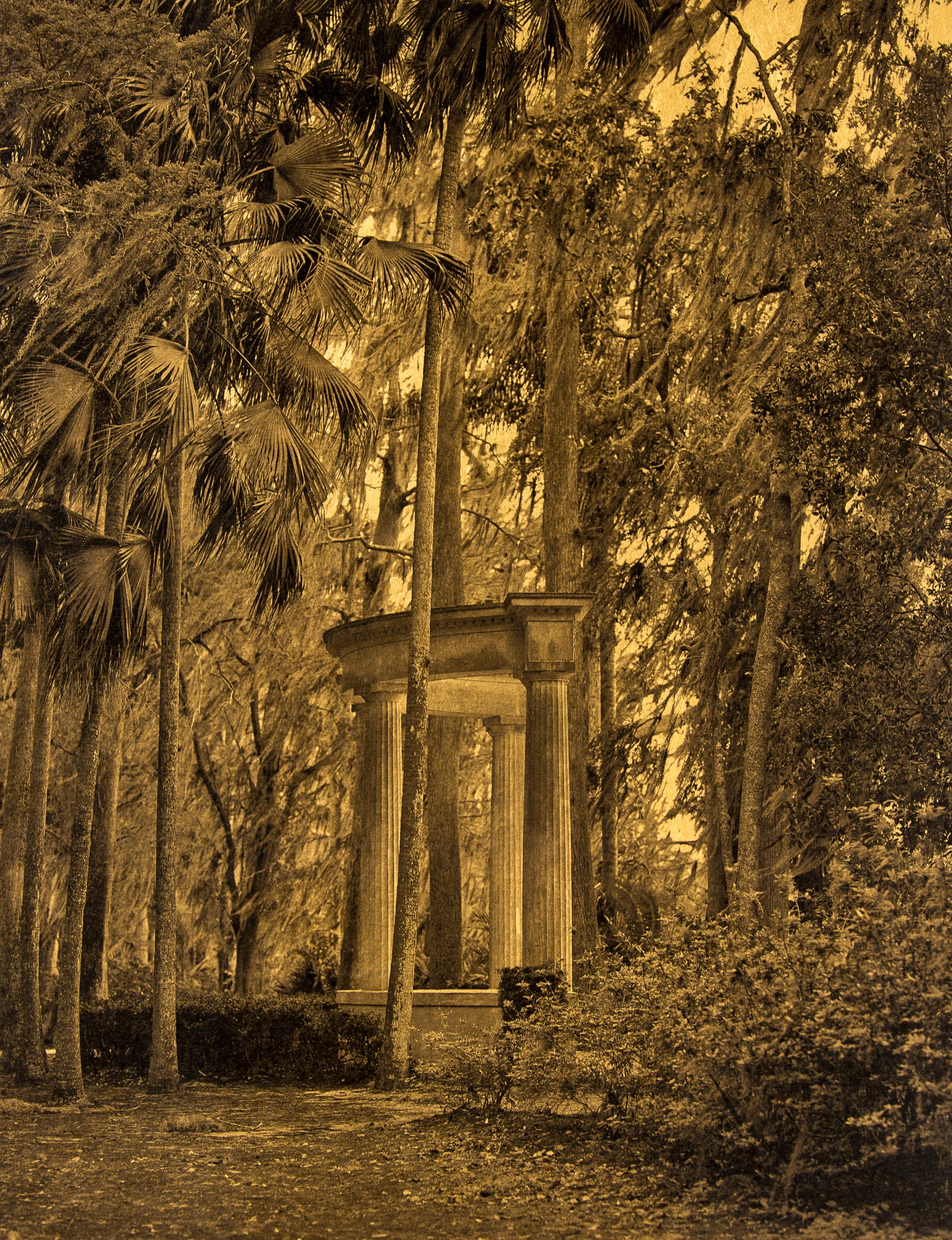  THE CELESTIAL GARDEN Palladium Abzug, Blattgold. 2013. 