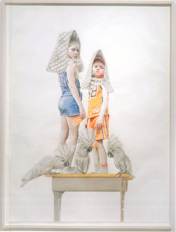 Svenja Schüffler AN EXPERIMENT UNDER A CONCRETE SLAB Pastel chalk, carving. 2016. 200 x 152 cm