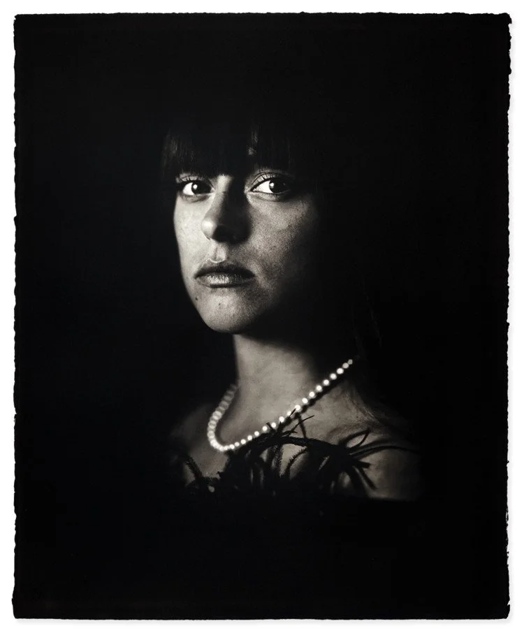Gilles Lorin The Girl with the Pearl Necklace Platin-Palladium Abzug. 2014.