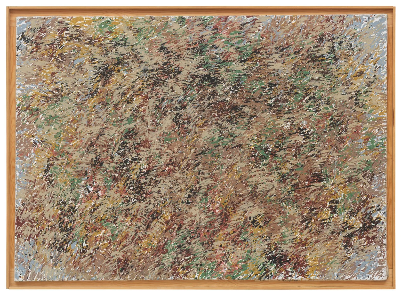   ACKER  Oil on canvas. 1994. On the reverse signed, dated, titled and inscribed ‘Dresden’. 100 × 140 cm 