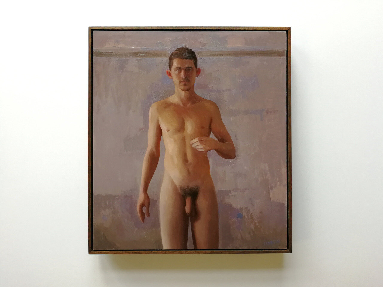 Self Oil on panel 45x40cm 2019 Private collection