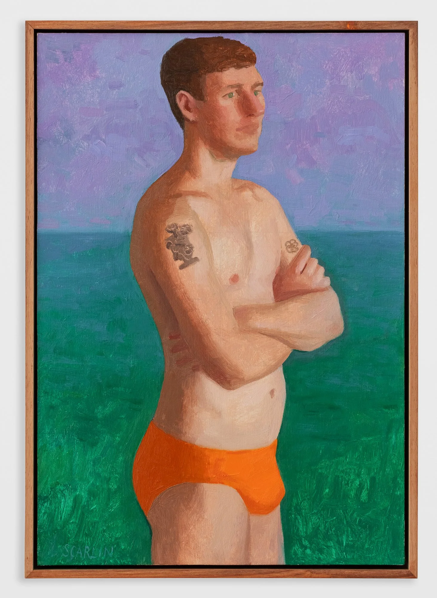  Waterboy (Strauss)  oil on panel    private collection 