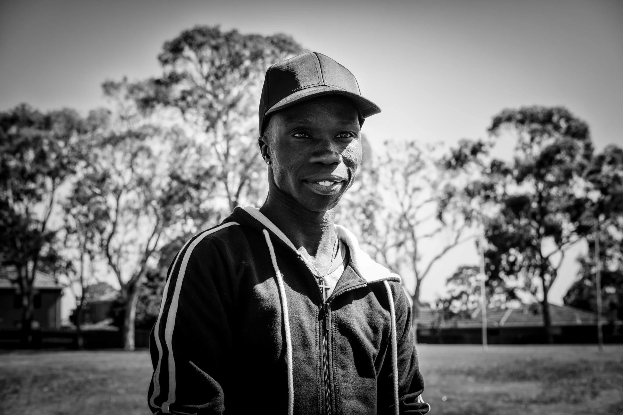 Chiwilly’s philosophy in life is to be happy and do good in life, to try your best to make your loved ones happy and be grateful no matter what you have. “I almost cried when I got a job as a receptionist at Monash Hospital. I was very grateful that they didn’t discriminate against me and gave me a chance. I made sure that I am working as hard as I could.” What struck me the most about Chiwilly is his humility and his genuine positivity. His smile was extremely contagious. “I wish people would see me as a good person. I don’t smoke, I don’t drink, and I try my best to change the lives of those around me for the better. I tell some of my friends to try to live a good life and help their families – but it is up to them to help themselves, I do my part. Recently I had a talk with someone I met on the street. I encouraged him to get a job and do his part in bettering his life. A couple of months later, he told me that he has successfully got a job! He wanted to take me out to dinner to thank me, but really to be able to help like this is the biggest reward.” For him, life has not been easy. His father passed when he was really young but he remains an important inspiration in his life. “My father told me that it’s important to have a dream and to have a plan for that dream. Mine is to save enough to study accounting, then start an accounting business in my father’s name. I want people back home to remember him. He was a doctor back in South Sudan and it was his dream to save others.” “My brother and sister are still back in South Sudan at the moment. We haven’t seen each other in 20 years. Sometimes we would talk on the phone, and my sister would cry and then I would start crying too”. Hoping that his family would be reunited someday, he says he is going to try his best to pursue his dreams and enjoy the simple things.