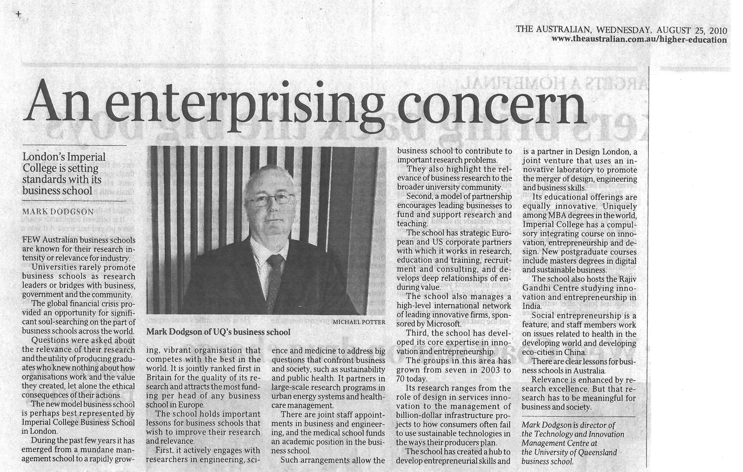 "An enterprising concern" 25/08/2012