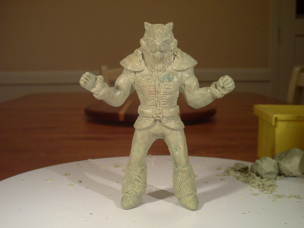 King Liger’s first 5.5 inch model made in Casteline wax.