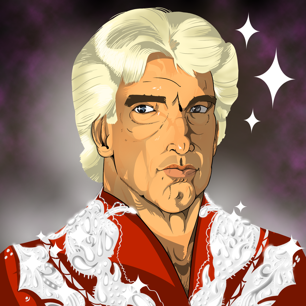 Check out our episode #How2RicFlair to learn more about the Nature Boy!