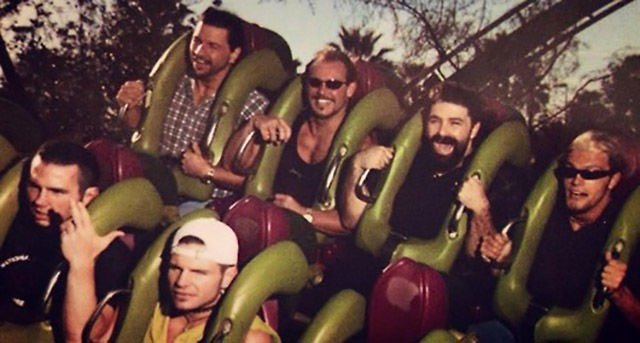 Matt-and-Jeff-Hardy-in-the-front,-with-Al-Snow,-Scotty-2-Hotty,-Mick-Foley-and-Edge-in-the-back-of-a-roller-coaster.jpg