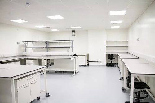 An empty laboratory within the Imperial White City Incubator