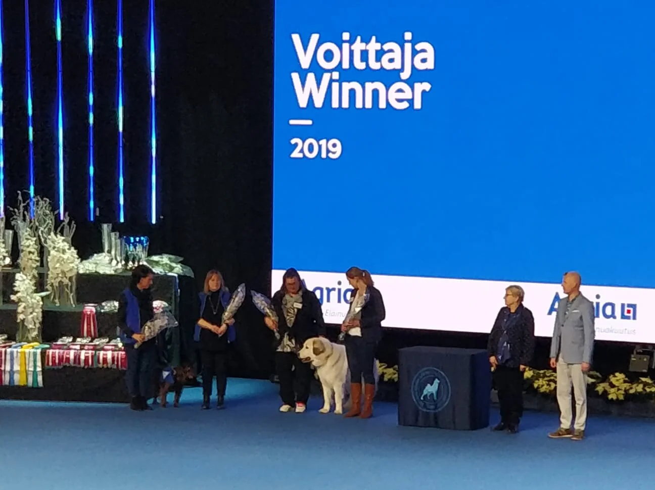 Ressu-toiminnalle tunnustuspalkinto Koiramessuilla