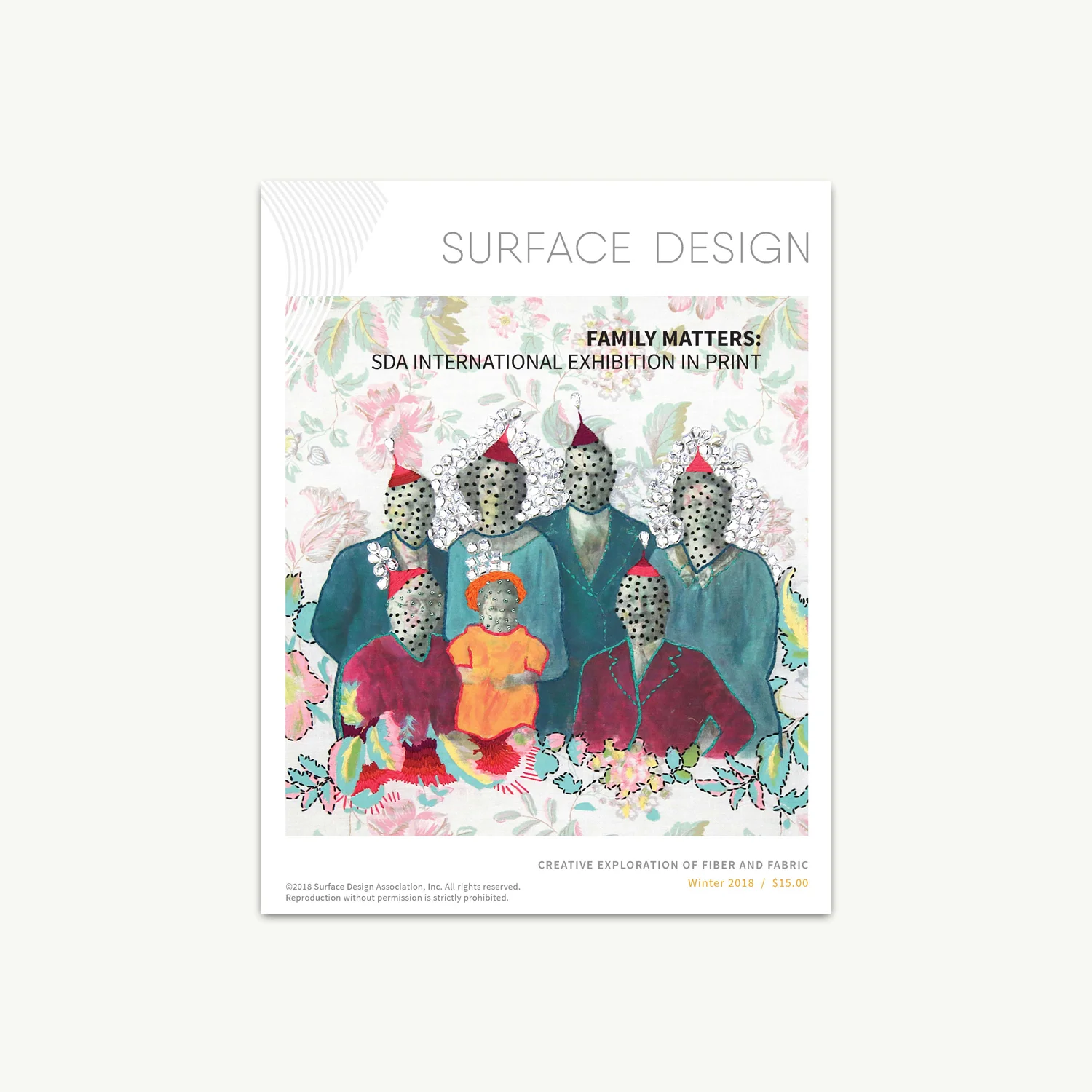 Surface Design Journal magazine ”Innovation in Technique Award” by Danielle Krysa of The Jealous Curator page 31-32 and page 92