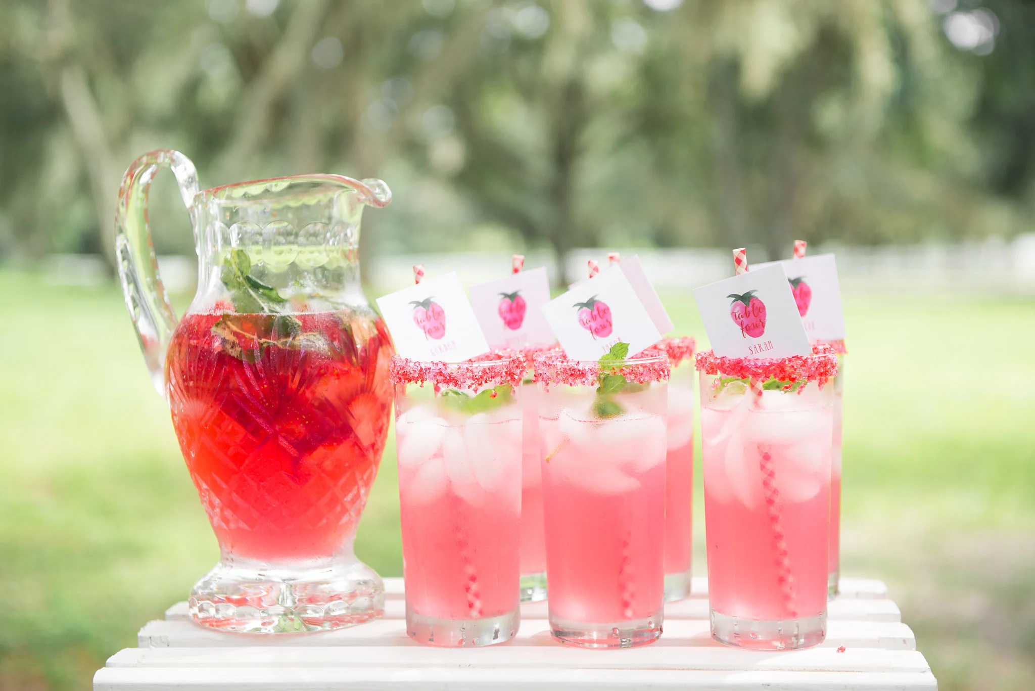 Drink Escort Cards