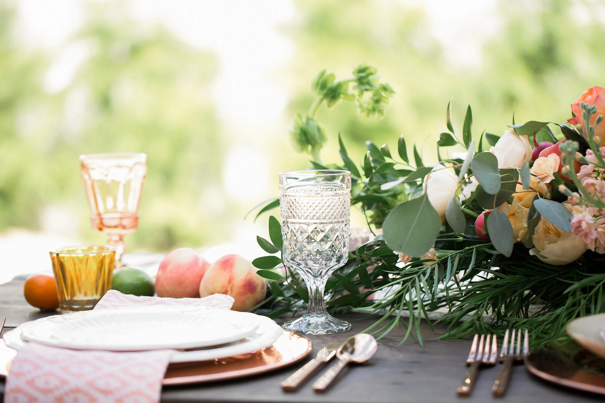 Table Decor with Fruit