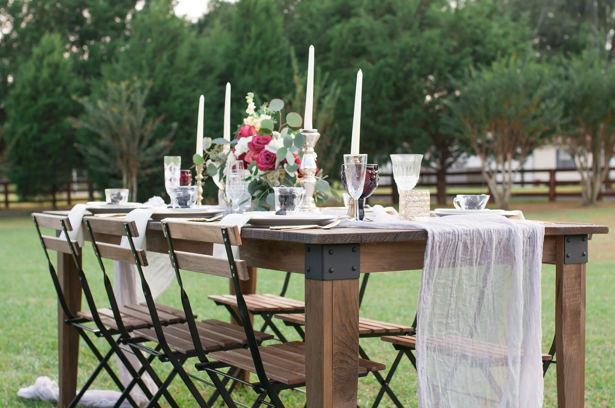 Industrial Farm Table Rentals