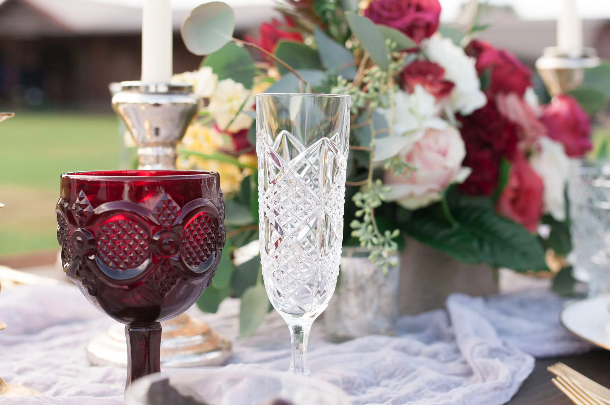 Vintage Champagne Glasses