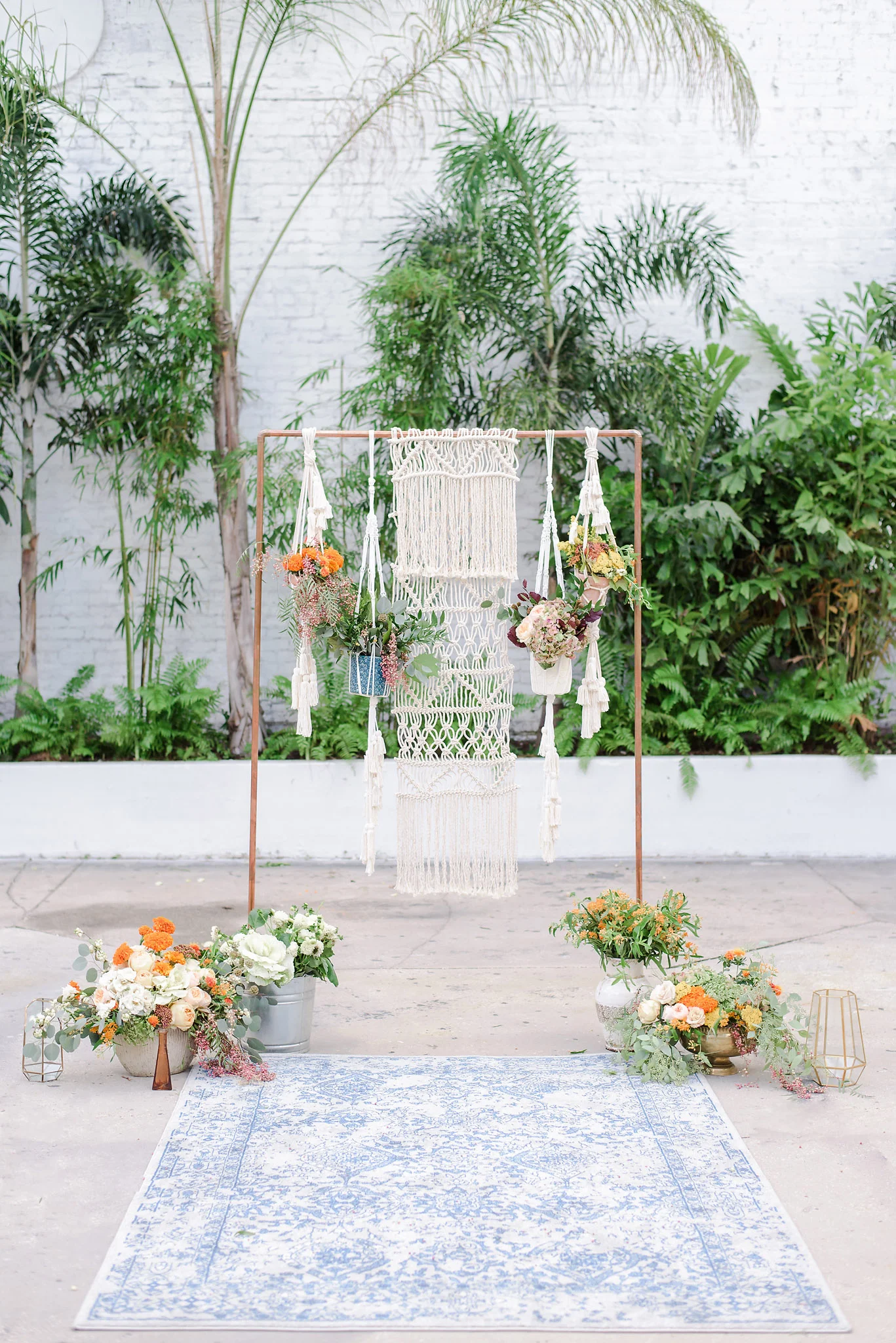 Macrame Ceremony Backdrop