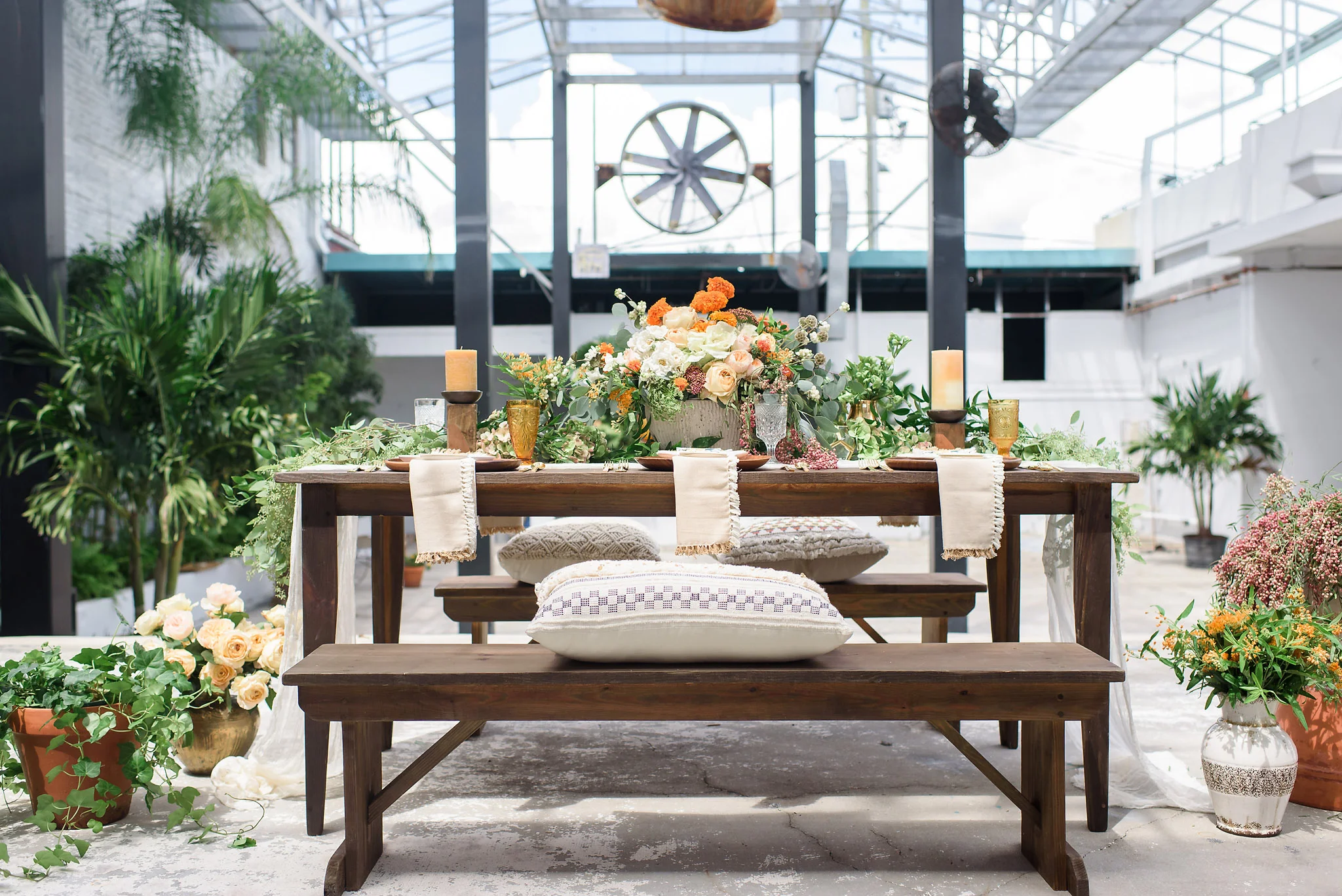 Industrial Boho Wedding Ybor City Florida