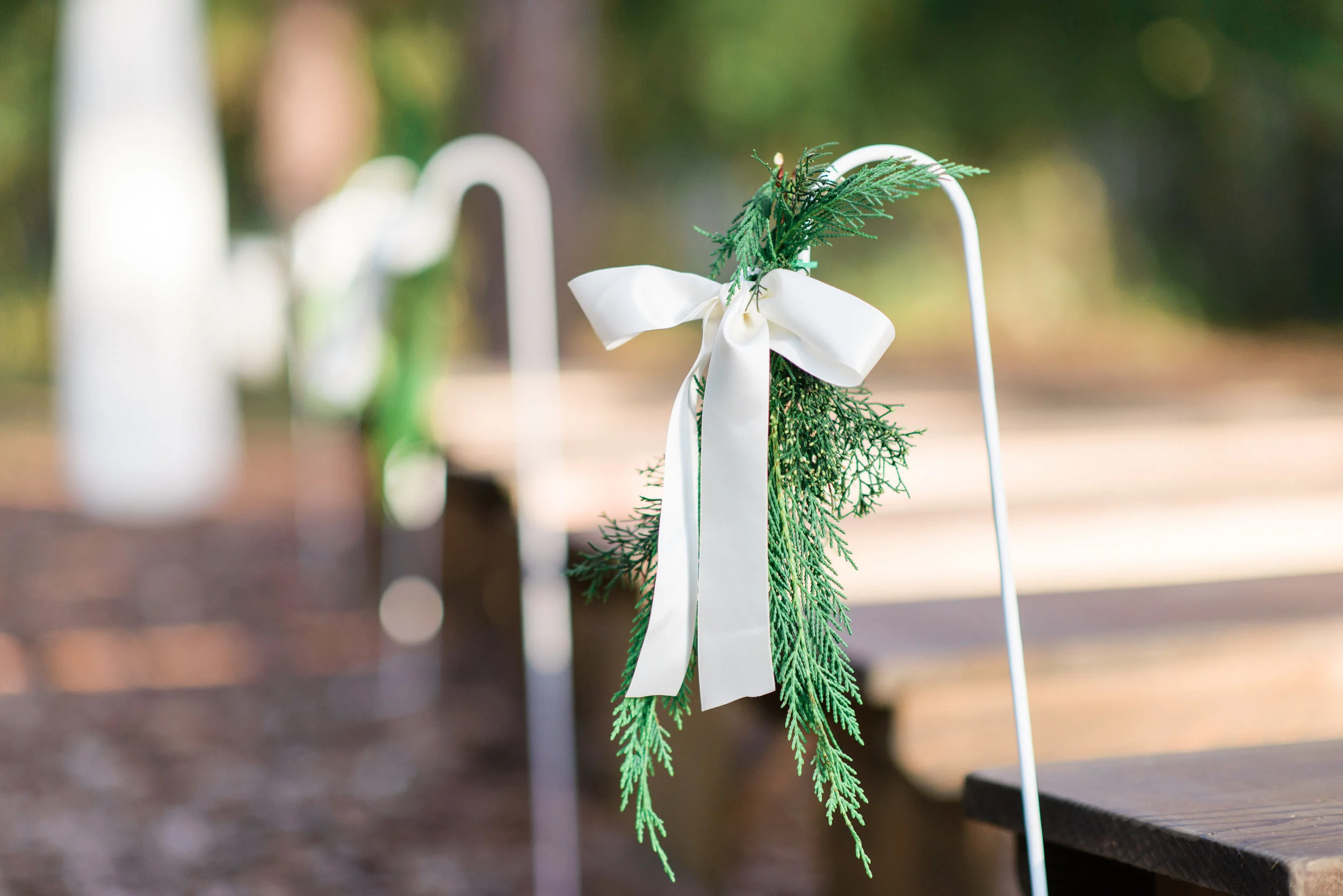Greenery Aisle Decor 