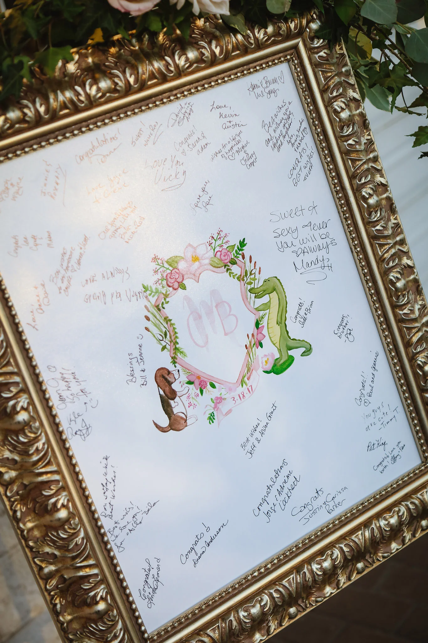 Wedding Crest Guestbook 