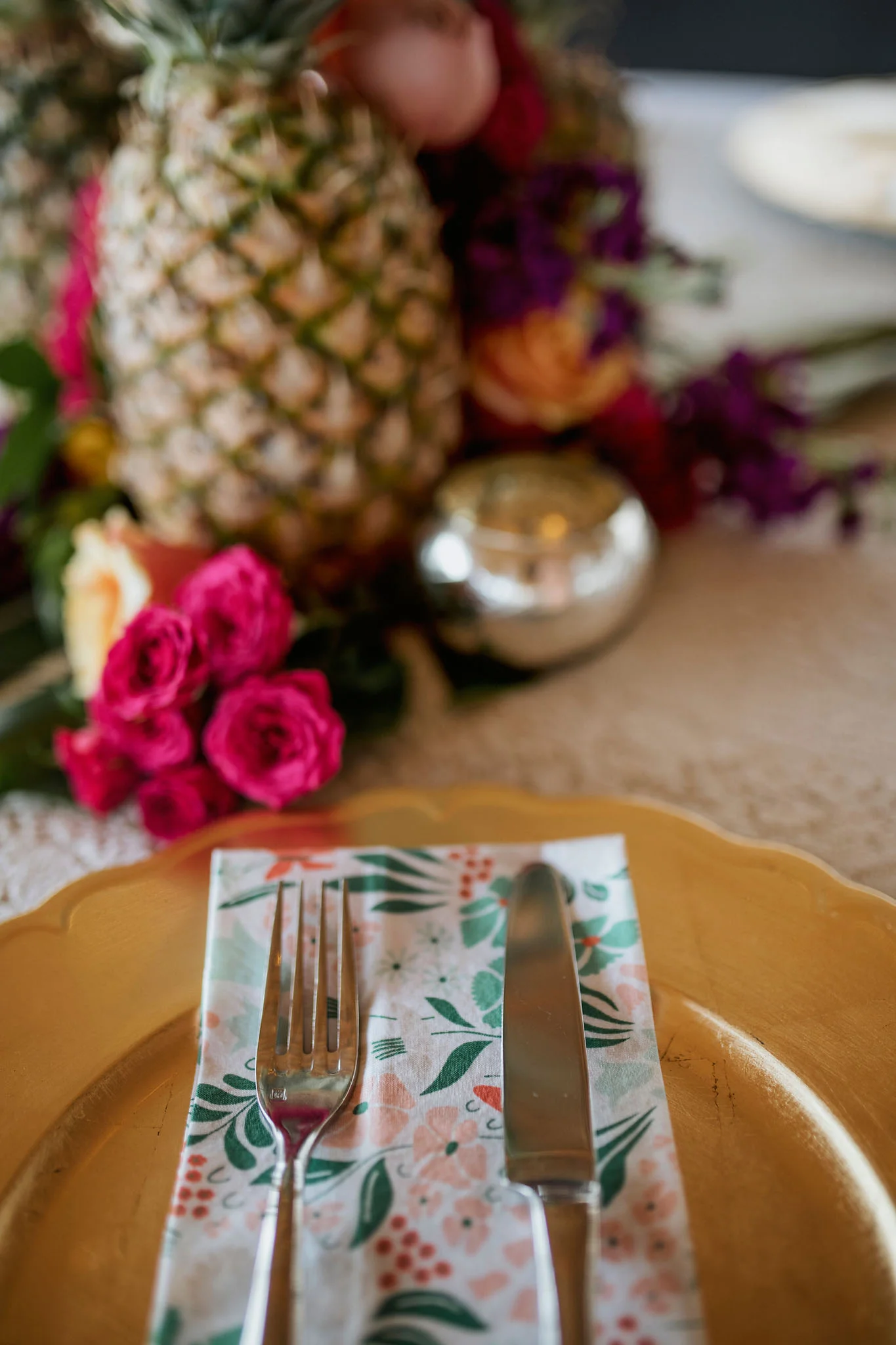 Vintage Floral Napkins