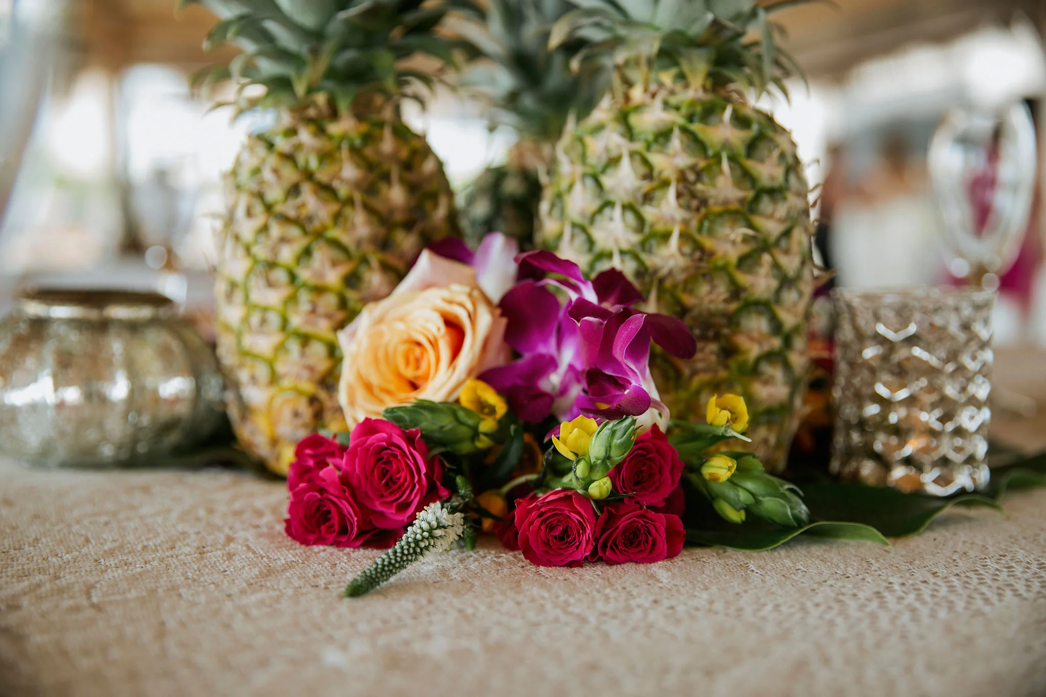 Pineapple Centerpieces