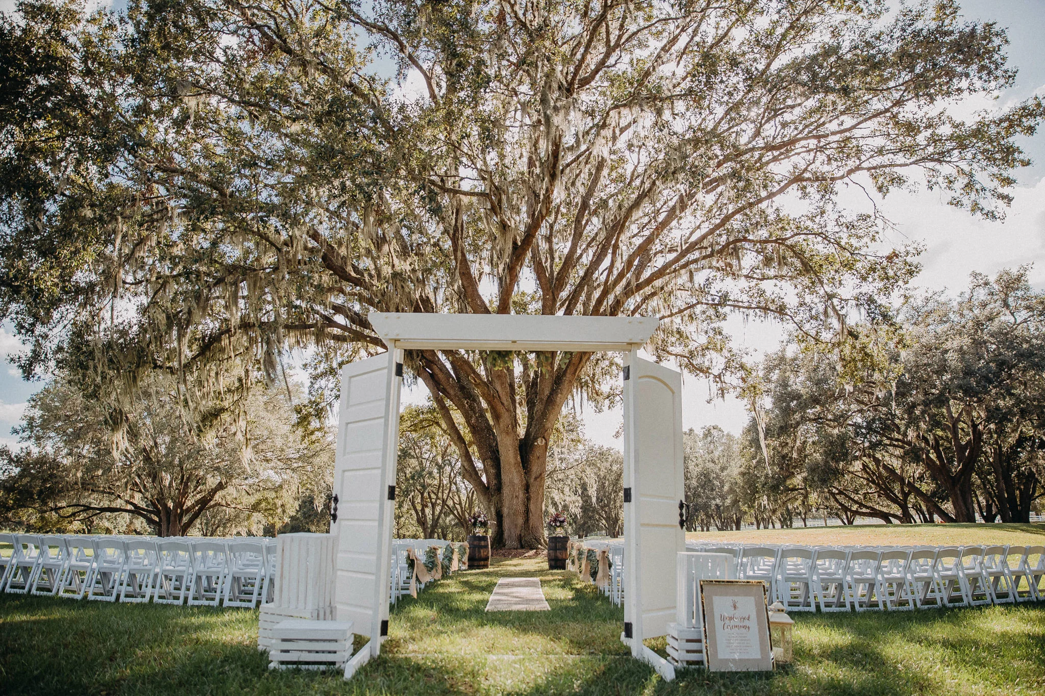 Ceremony White Doors