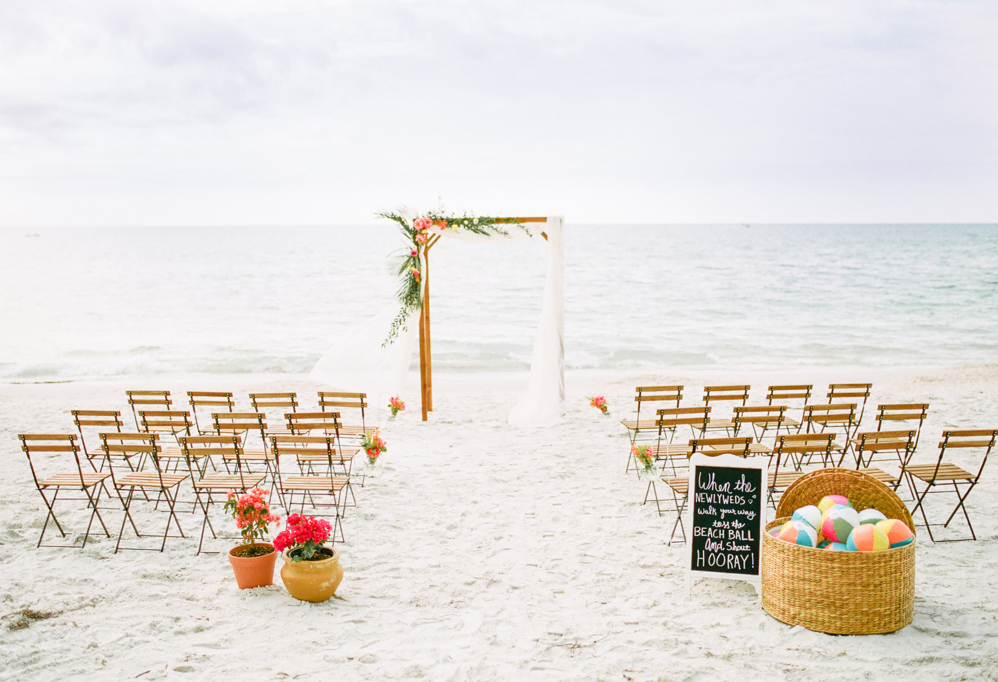 Colorful Tropical Florida Beach House Wedding Ever After