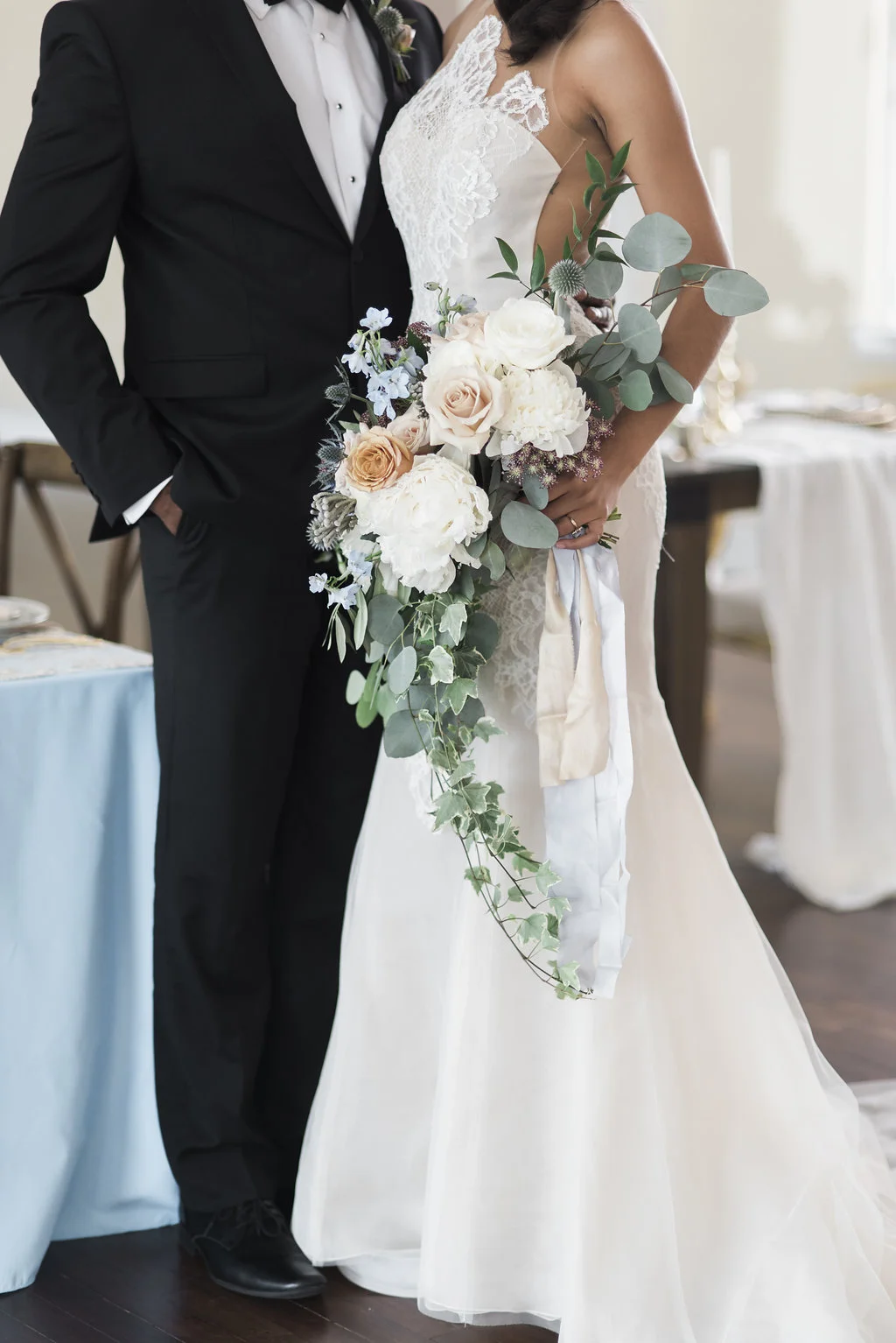 Cream and Beige Wedding Bouquet