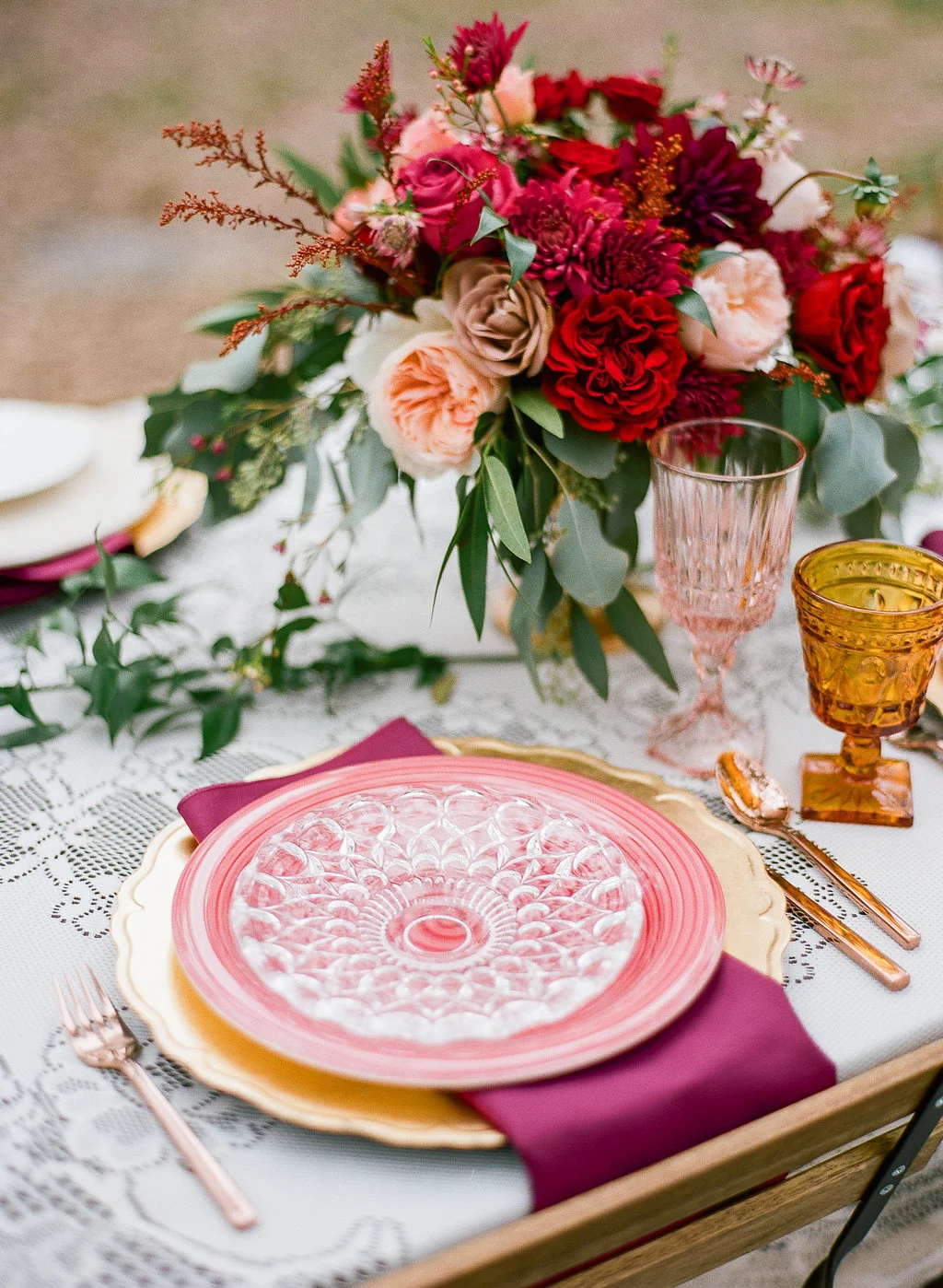Colorful Outdoors Boho Wedding