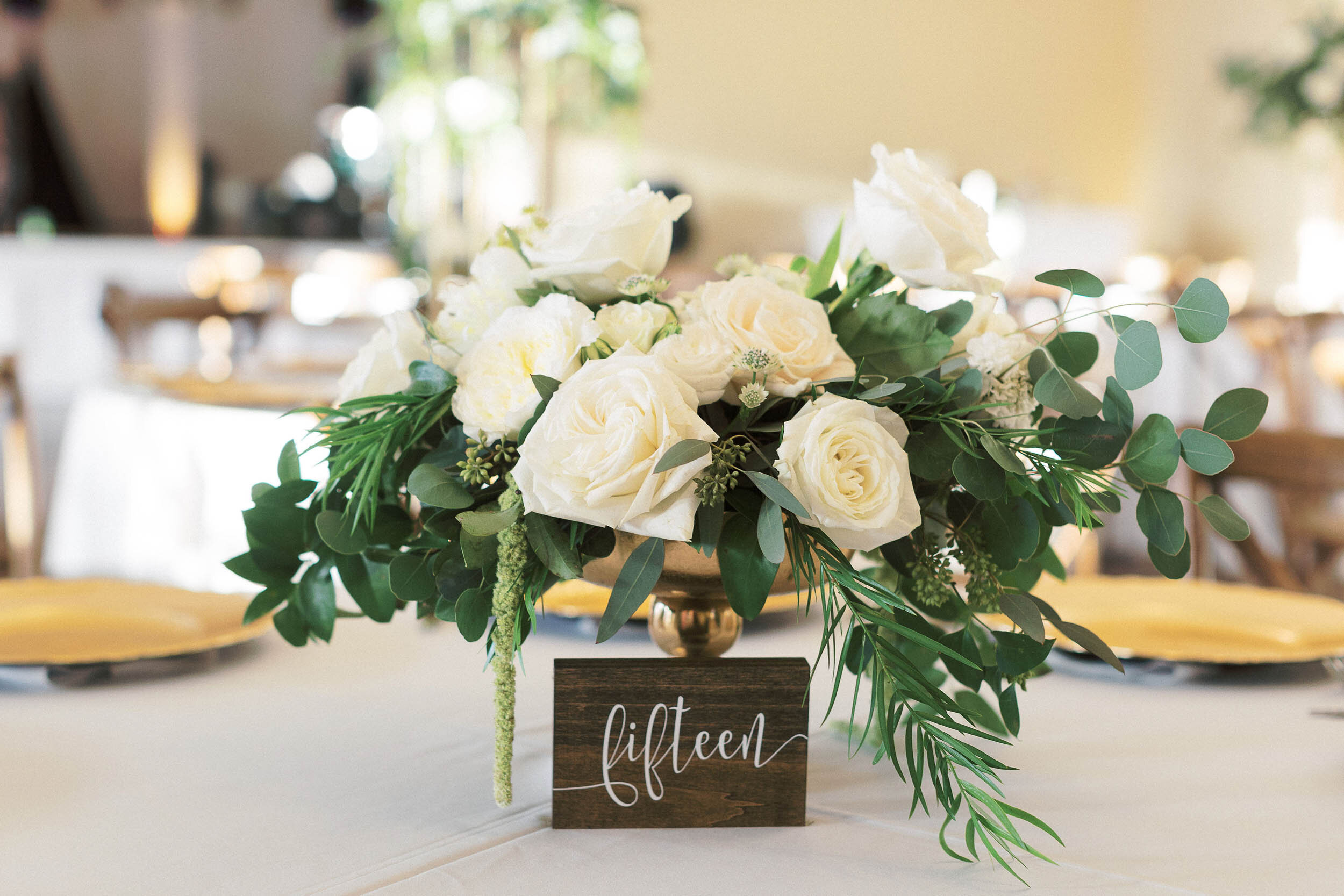 Timeless Wedding Centerpiece