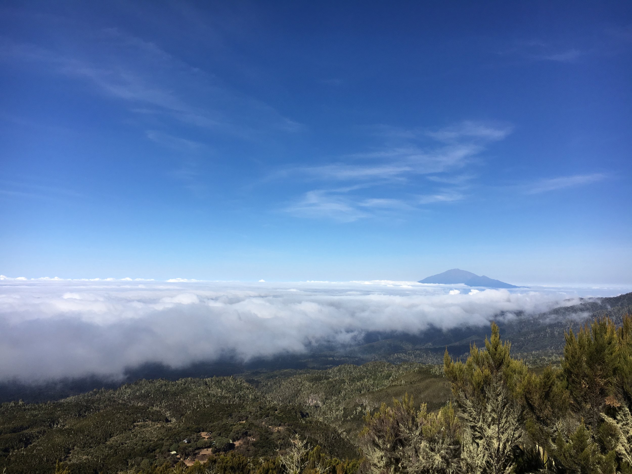 Mt Meru in the distance