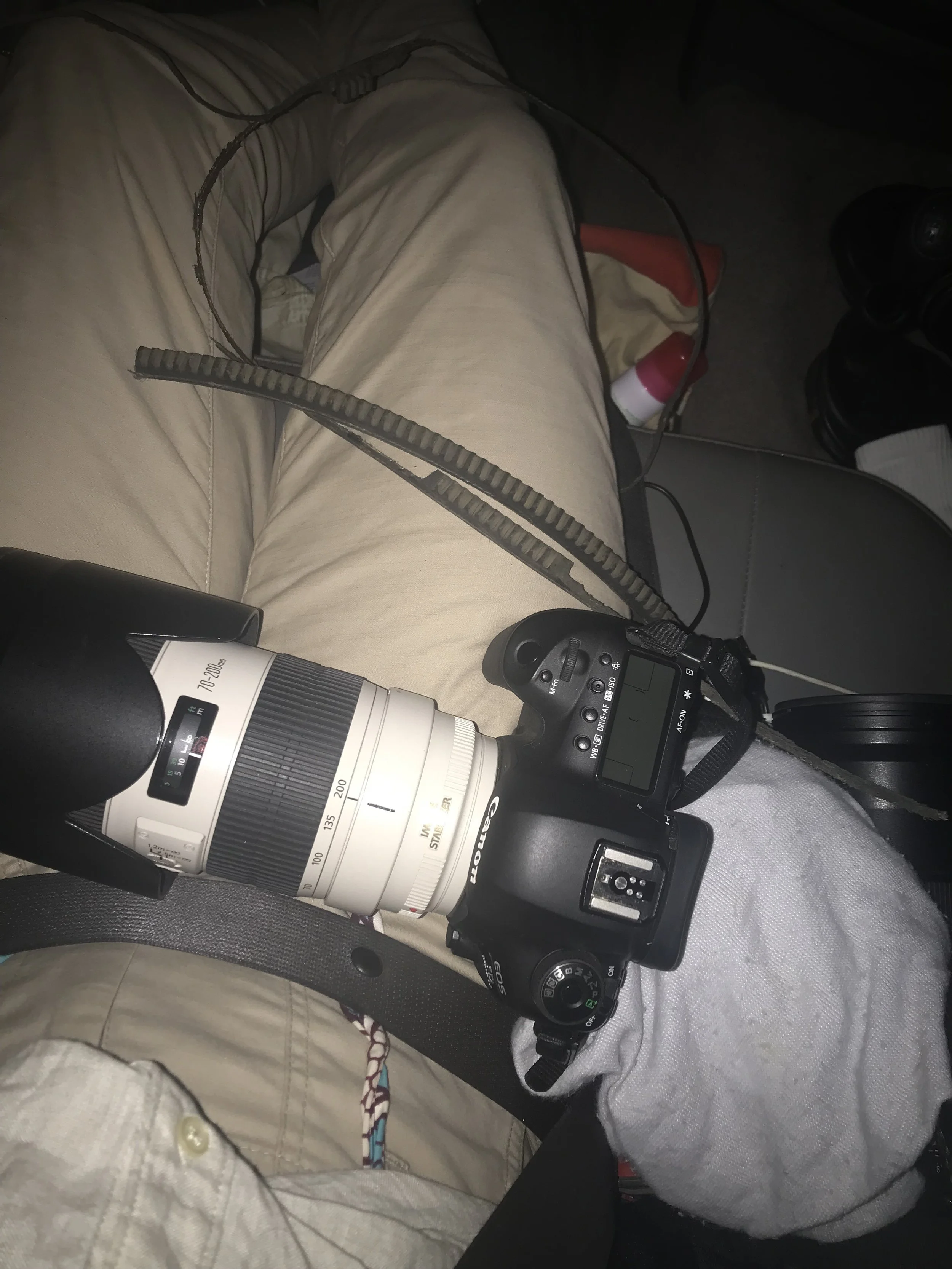 7:30p,: Rescued and halfway through to camp, hydraulic steering falls apart. Really need to pee.