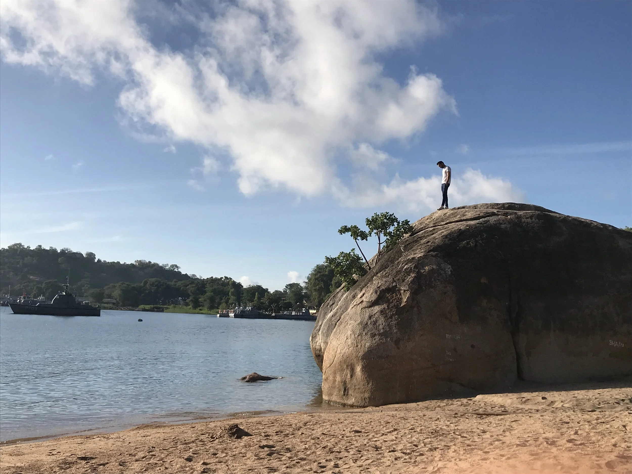 being the ” Monkey” in “Monkey Bay”