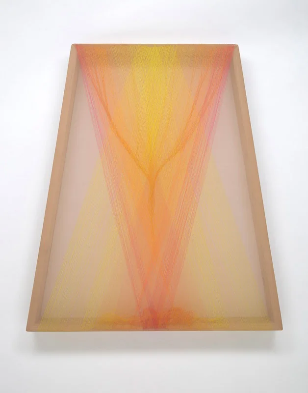 thread crossing_ Thread, silk and wood_31%22x34.5%22x3.5%22_Sculpture_ Jen Pack .jpg