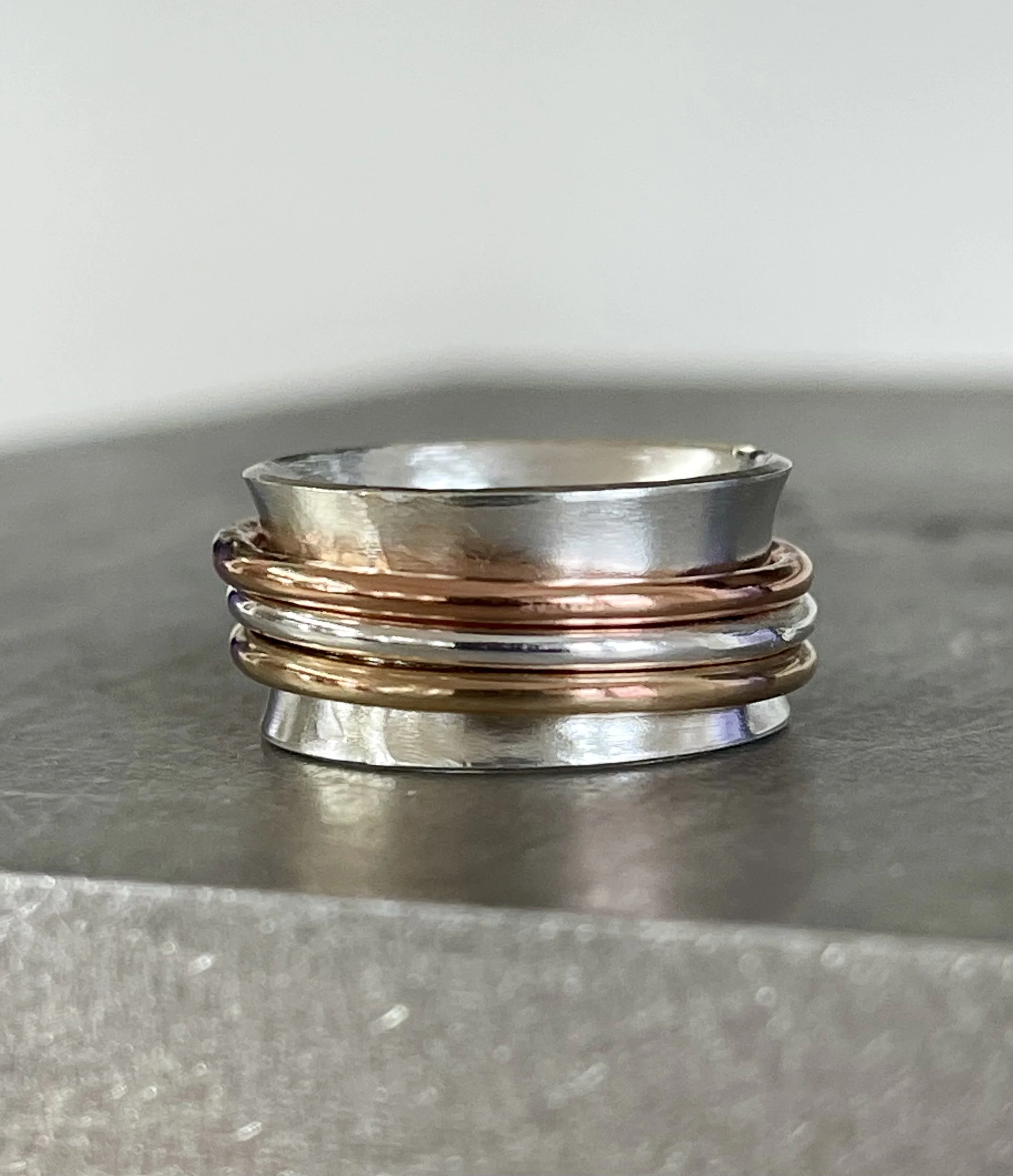 Sterling Silver Spinner Ring