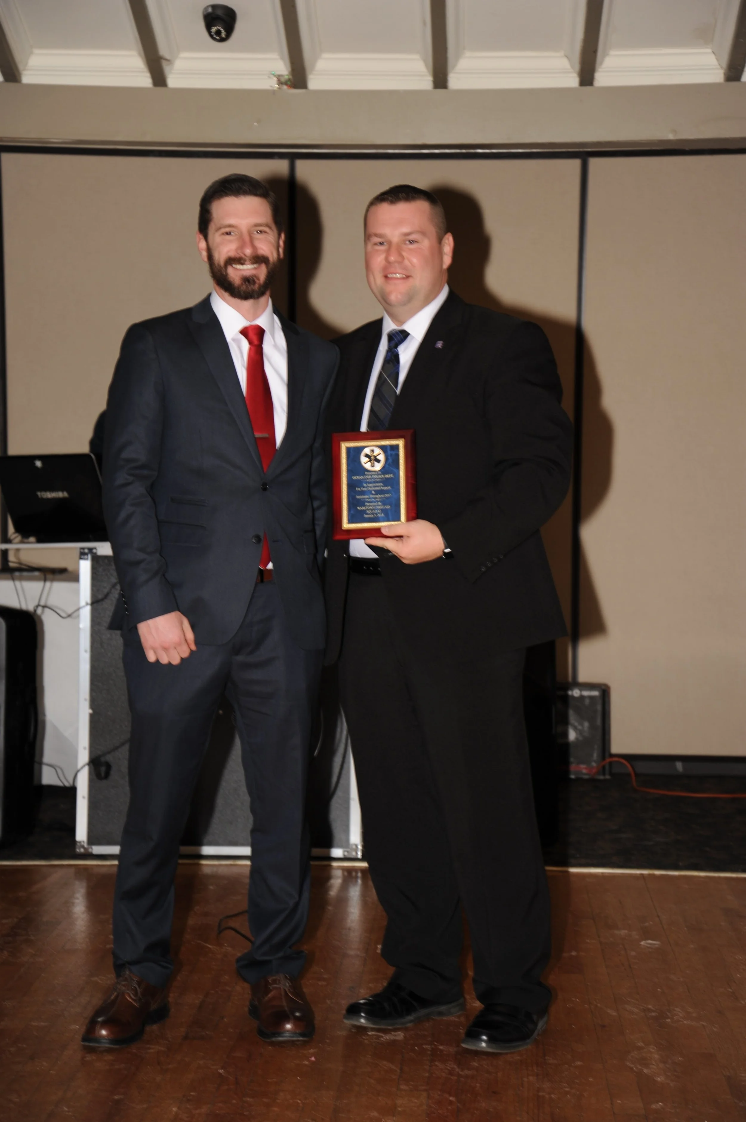 Left: Capt. Mike Kane. Right: OTPD Chief Rogalski