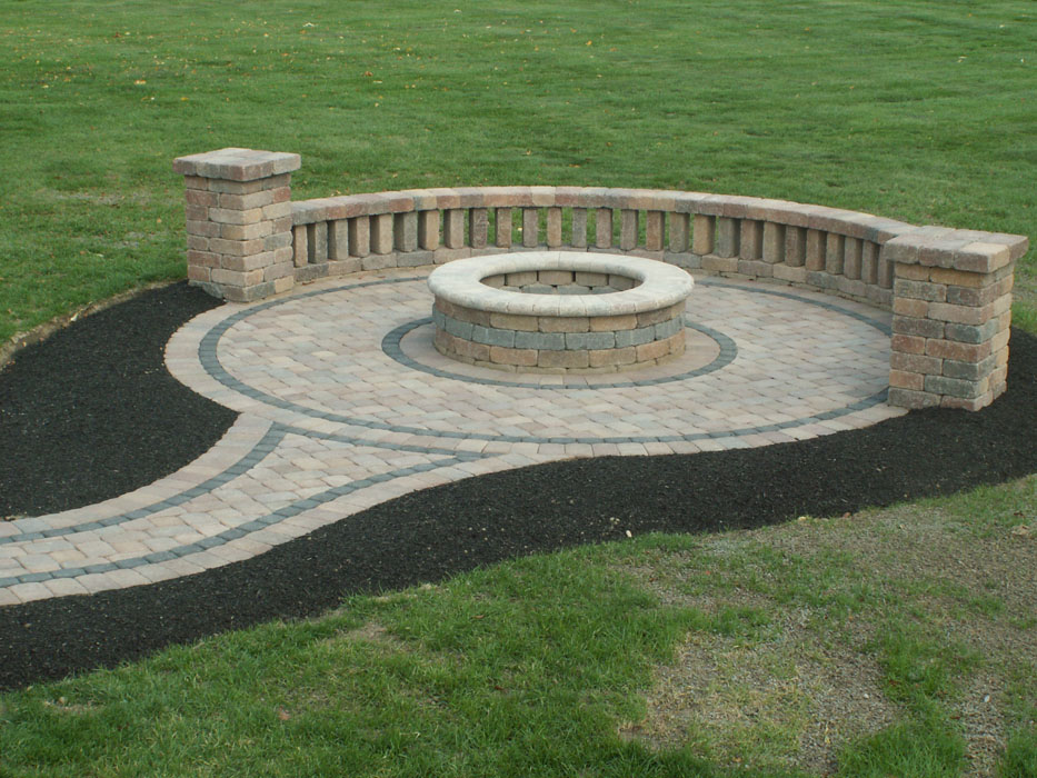 Karcher Fire Pit Built-In Seating
