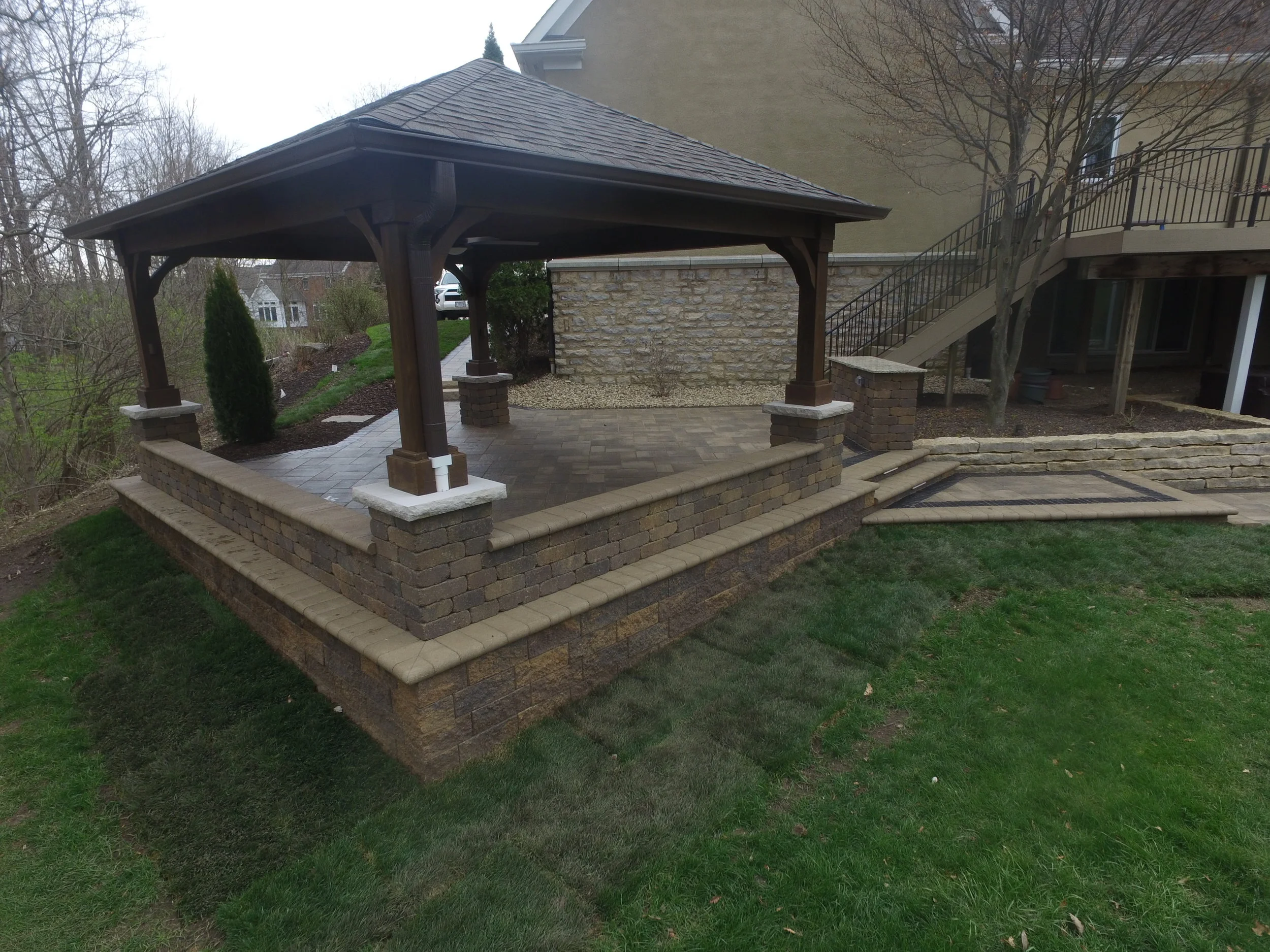 Retaining Walls & Seat Walls — 9 Trees Landscape Construction