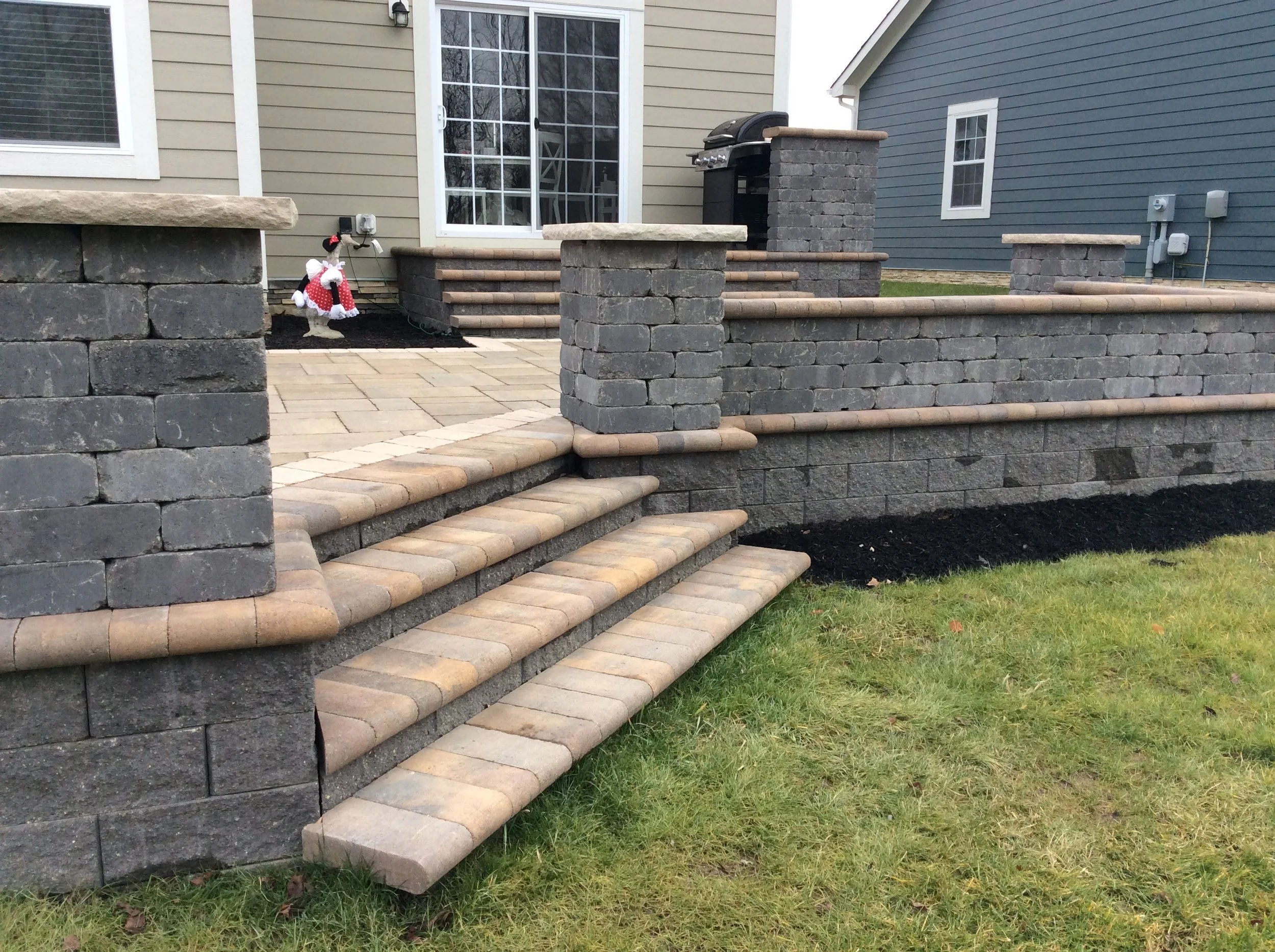Retaining Walls & Seat Walls — 9 Trees Landscape Construction