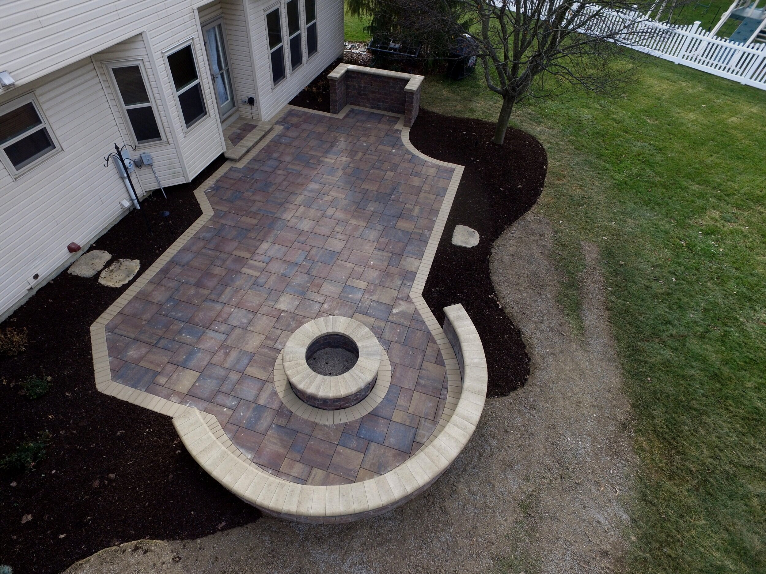 Paver Patio; Outdoor Living; Patio Design — 9 Trees Landscape Construction