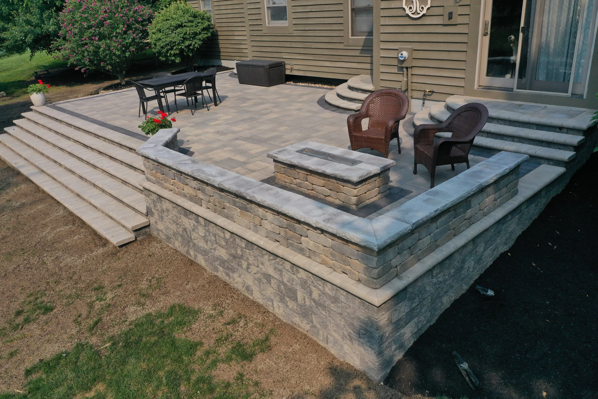 Retaining Walls and Gardens Borders — 9 Trees Landscape Construction